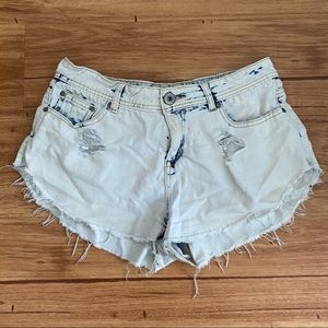Ripped Jean Shorts